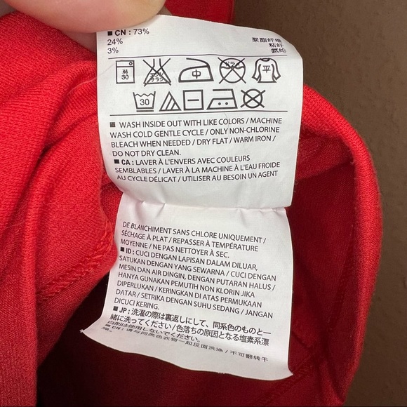 Old Navy Red T-shirt Dress - Picture 6 of 6